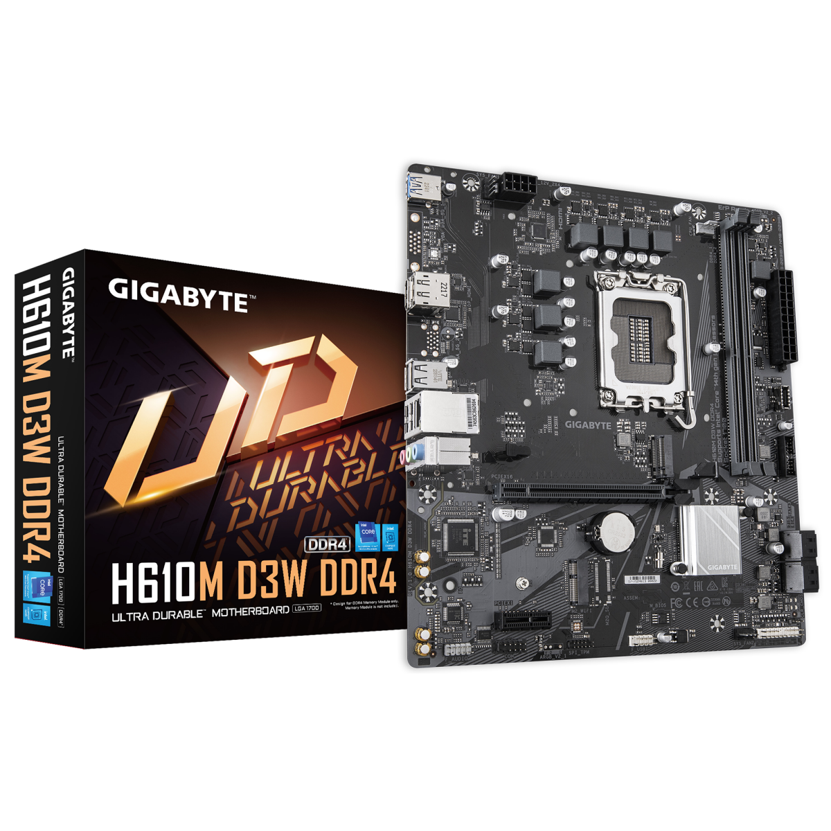 Pamatplate Gigabyte H610M D3W DDR4
