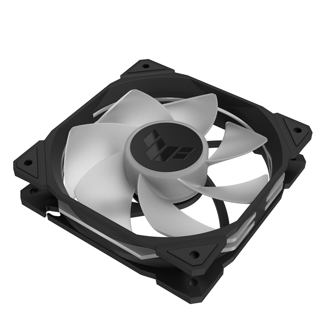 Korpusa ventilators ASUS TUF Gaming TR120 ARGB Fan 12 cm Black (90DA00D0-B09000) - foto 5