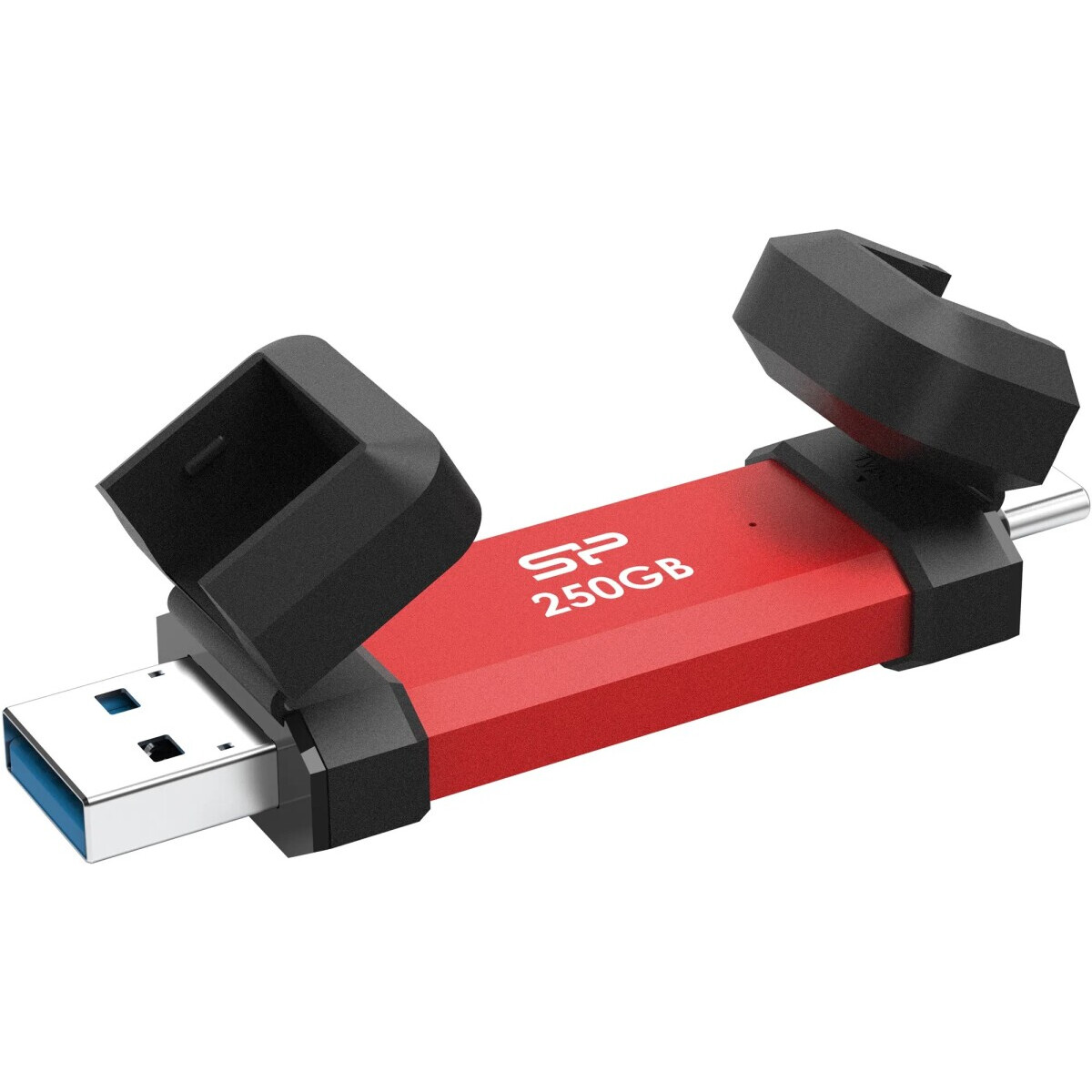 USB zibatmiņa Silicon Power DS72 250GB Red (SP250GBUC3S72VPR) - foto 2