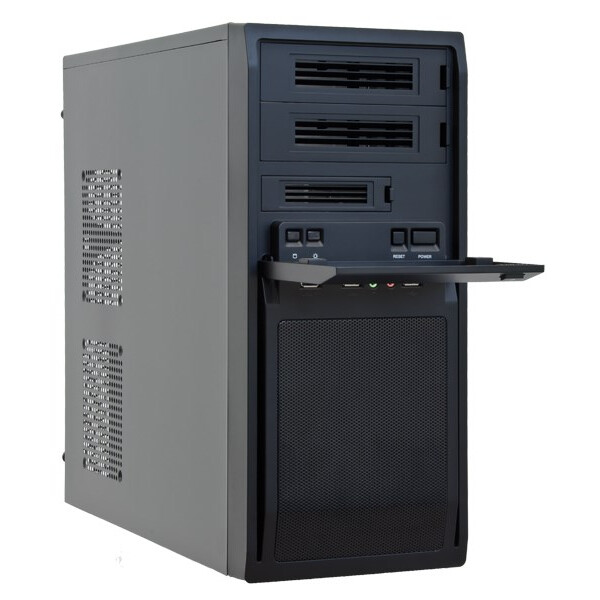 Datoru korpuss Chieftec LG-01B-OP Midi Tower Black