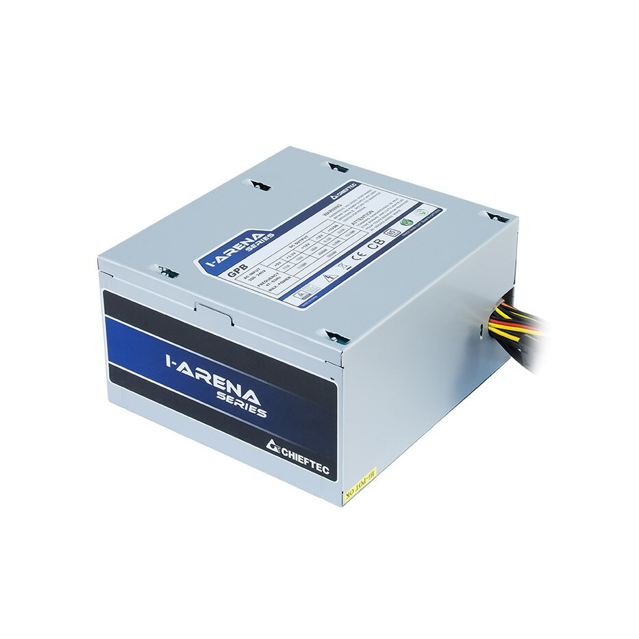 Barošanas bloks Chieftec GPB-350S 20+4 pin ATX PS/2 Silver - foto 3