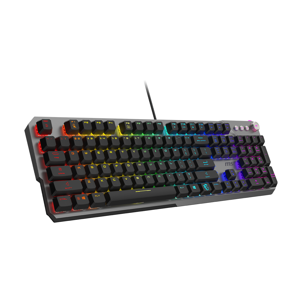 Tastatūra MSI STRIKE 600 SILENT US Black - foto 4