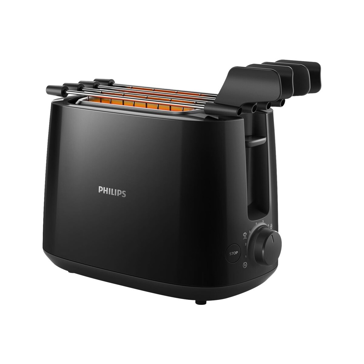 Tosteris Philips HD2583/90 Black
