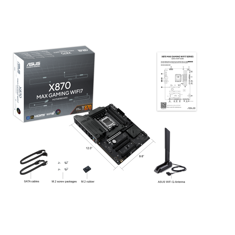 Pamatplate ASUS X870 MAX GAMING WIFI7 - X870 MAX GAMING WIFI7  - foto 5