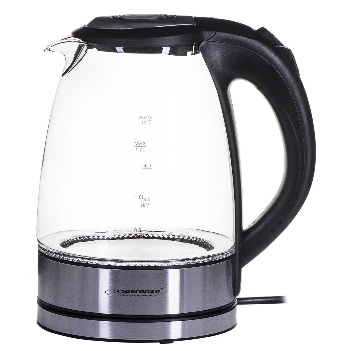 Tējkanna Esperanza EKK012 1.7 L Black 2200 W