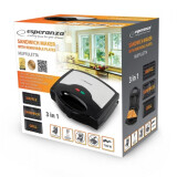 Sviestmaižu gatavotājs ESPERANZA EKT005 Black, Gray