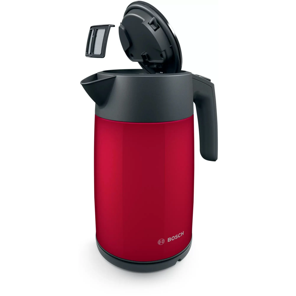 Tējkanna Bosch TWK 7L464 2400 W, 1.7 L Red - foto 2