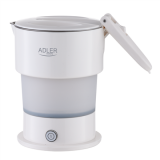 Tējkanna Adler AD 1377  Travel 600 W 0.6 L Silicon White (AD 1377w)