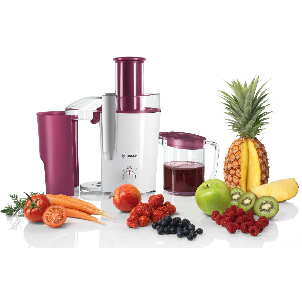 Sulu spiede Bosch MES25C0 Cherry, White - MES 25C0 - foto 2