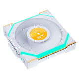 Korpusa ventilators Lian Li UNI FAN SL Wireless LCD 120 Reverse Blade Kit of 3  (G99.12RSLLCD1W3W.00)