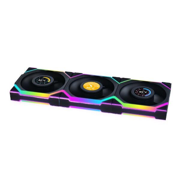 Korpusa ventilators Lian Li UNI FAN SL Wireless 120 Kit of 3 (G99.12SL1W3B.00)