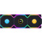 Korpusa ventilators Lian Li UNI FAN SL Wireless LCD 120 Kit of 3  (G99.12SLLCD1W3B.00)