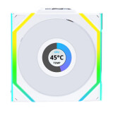Korpusa ventilators Lian Li UNI FAN SL Wireless LCD 120 Kit of 3  (G99.12SLLCD1W3W.00)