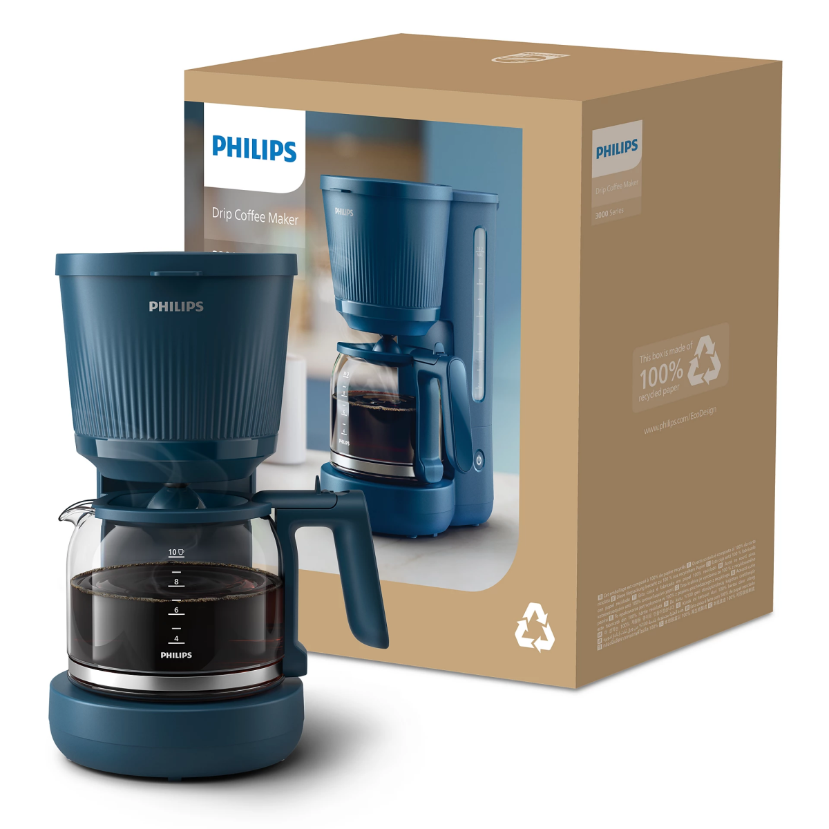 Kafijas automāts Philips 3000 Series HD7411/70 Blue - foto 3
