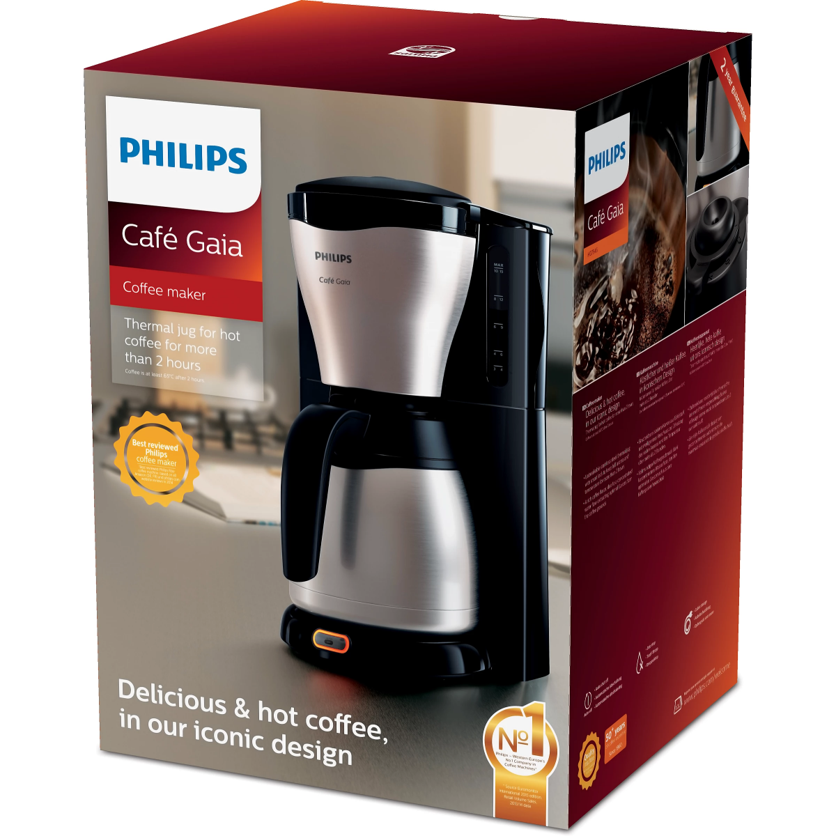 Kafijas automāts Philips HD7546/20 Black - foto 3