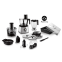 Virtuves kombains Philips HR7778/00 Black, Silver