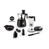 Virtuves kombains Philips HR7776/90 Black