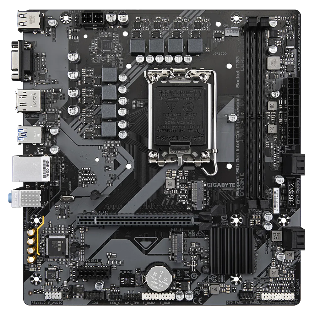 Pamatplate GIGABYTE B760M E