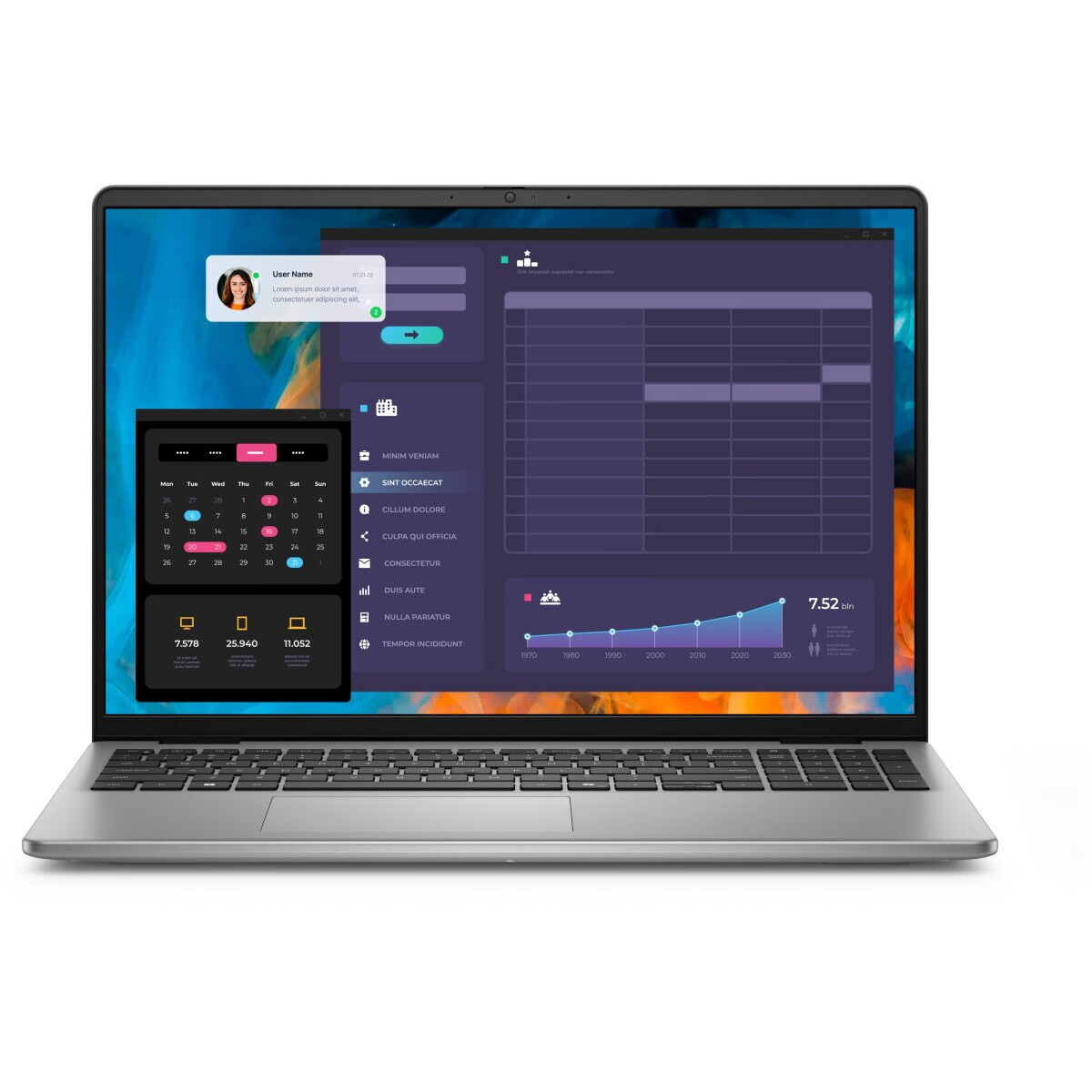 Portatīvais dators DELL Vostro 5640 Intel Core 7 150U (N1001VNB5640EMEA01)