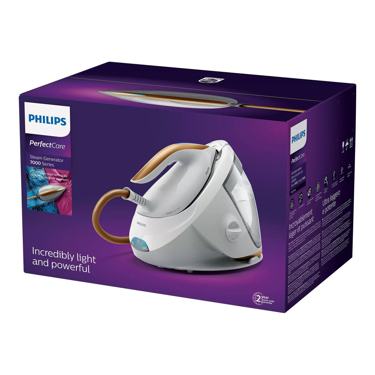 Gludeklis Philips PerfectCare 7000 Series PSG7040/10 Brown, White - foto 5
