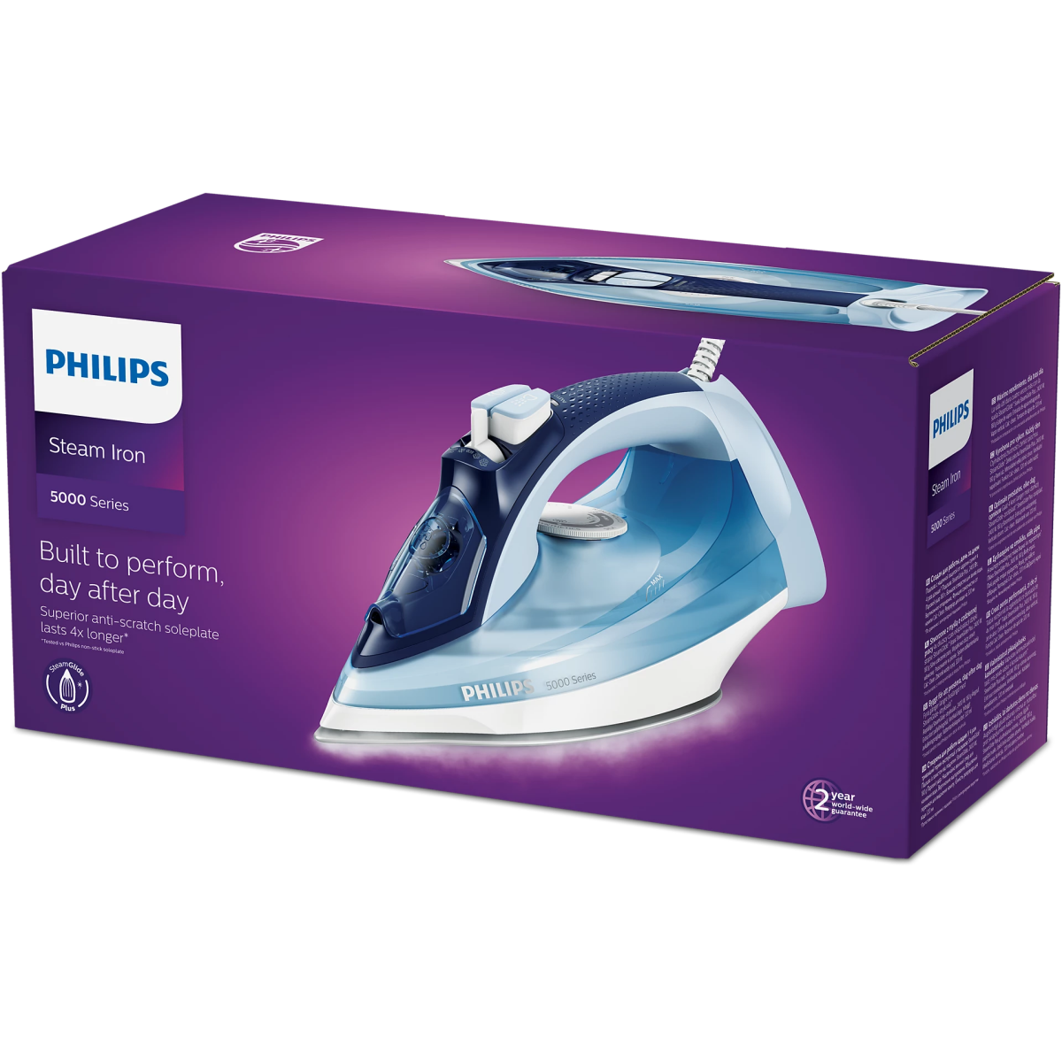 Gludeklis Philips 5000 Series DST5030/20 Blue, White - foto 4