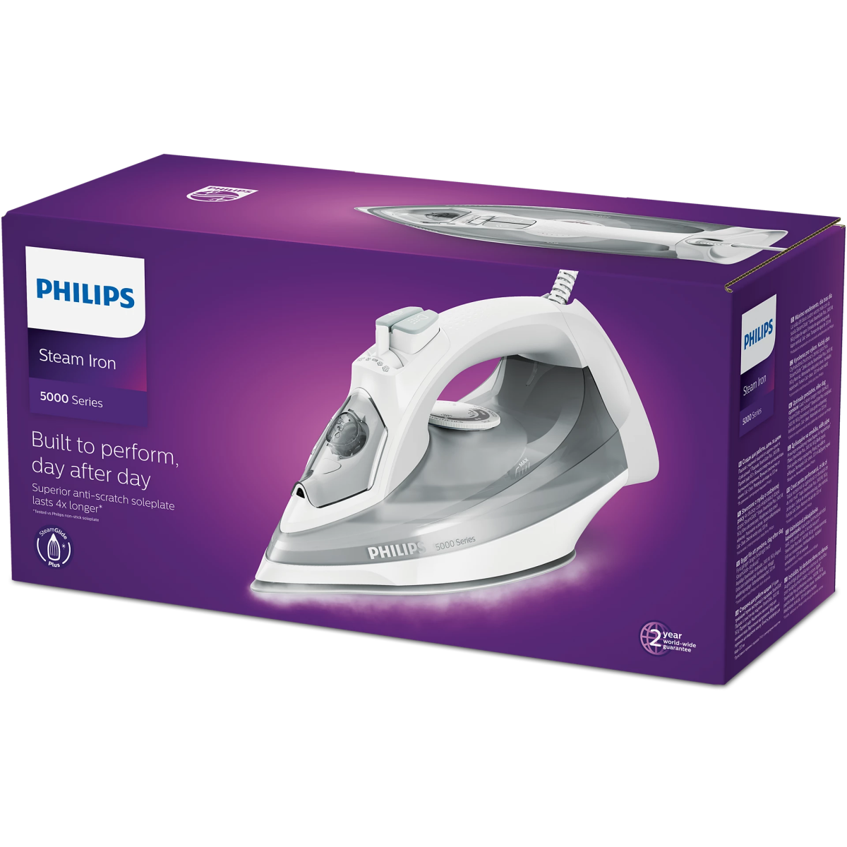 Gludeklis Philips 5000 Series DST5010/10 Grey, White - foto 4