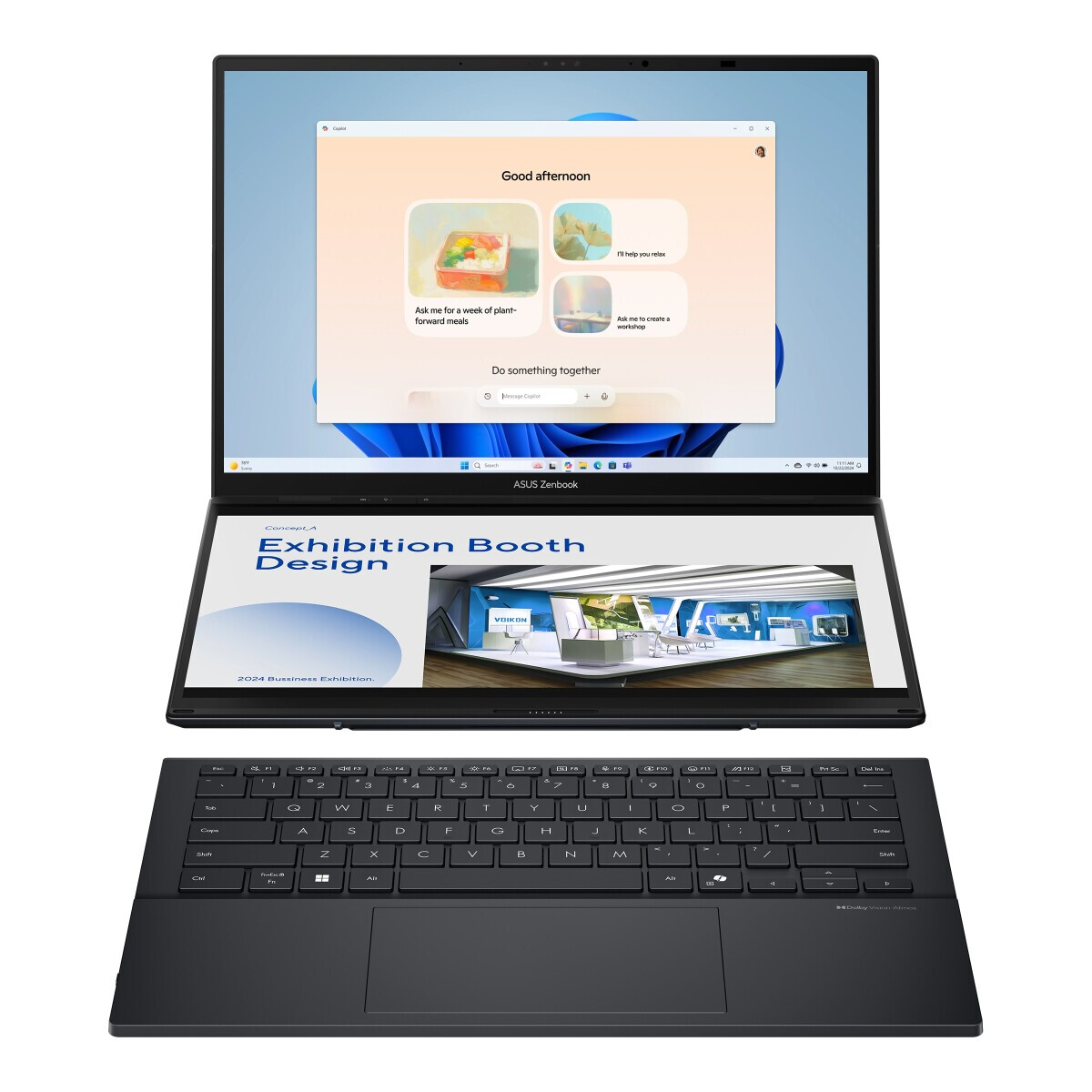 Portatīvais dators ASUS Zenbook Duo UX8406CA-PZ068X 14" Black (90NB14X1-M00AR0)