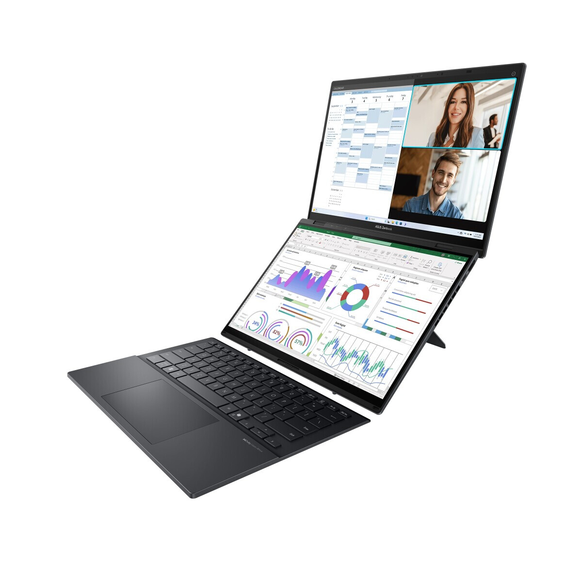 Portatīvais dators ASUS Zenbook Duo UX8406CA-PZ068X 14" Black (90NB14X1-M00AR0) - foto 7