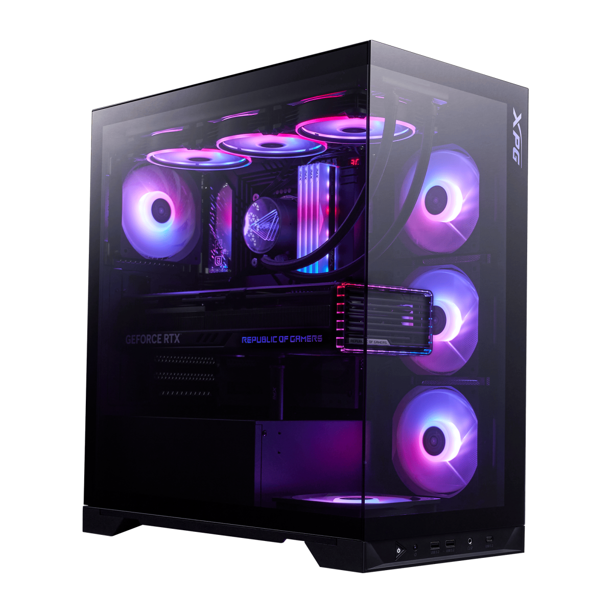 Datoru korpuss ADATA XPG Invader X BTF (INVADERXBTFMT-BKCWW)