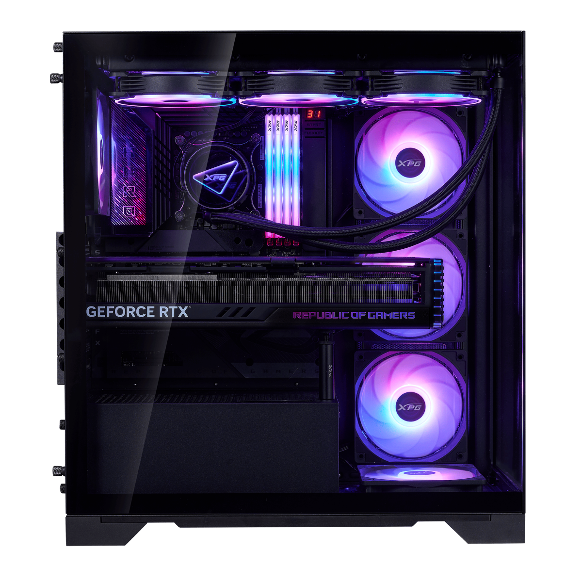 Datoru korpuss ADATA XPG Invader X BTF (INVADERXBTFMT-BKCWW) - foto 3