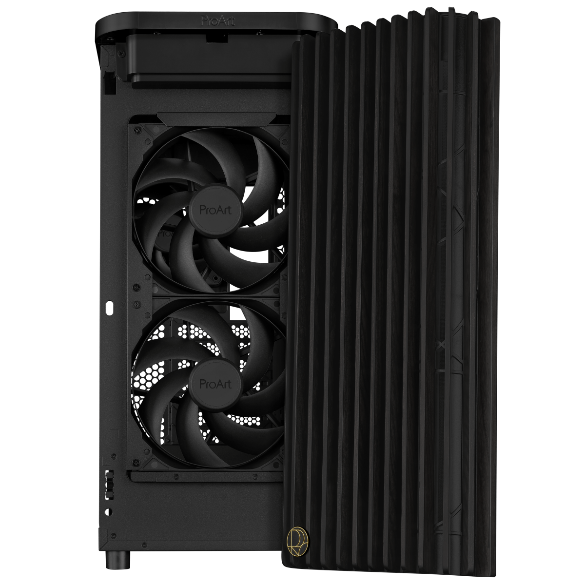 Datoru korpuss ASUS ProArt PA401 Wood Edition - PROART PA401 WOOD METAL PWM BLACK - foto 6