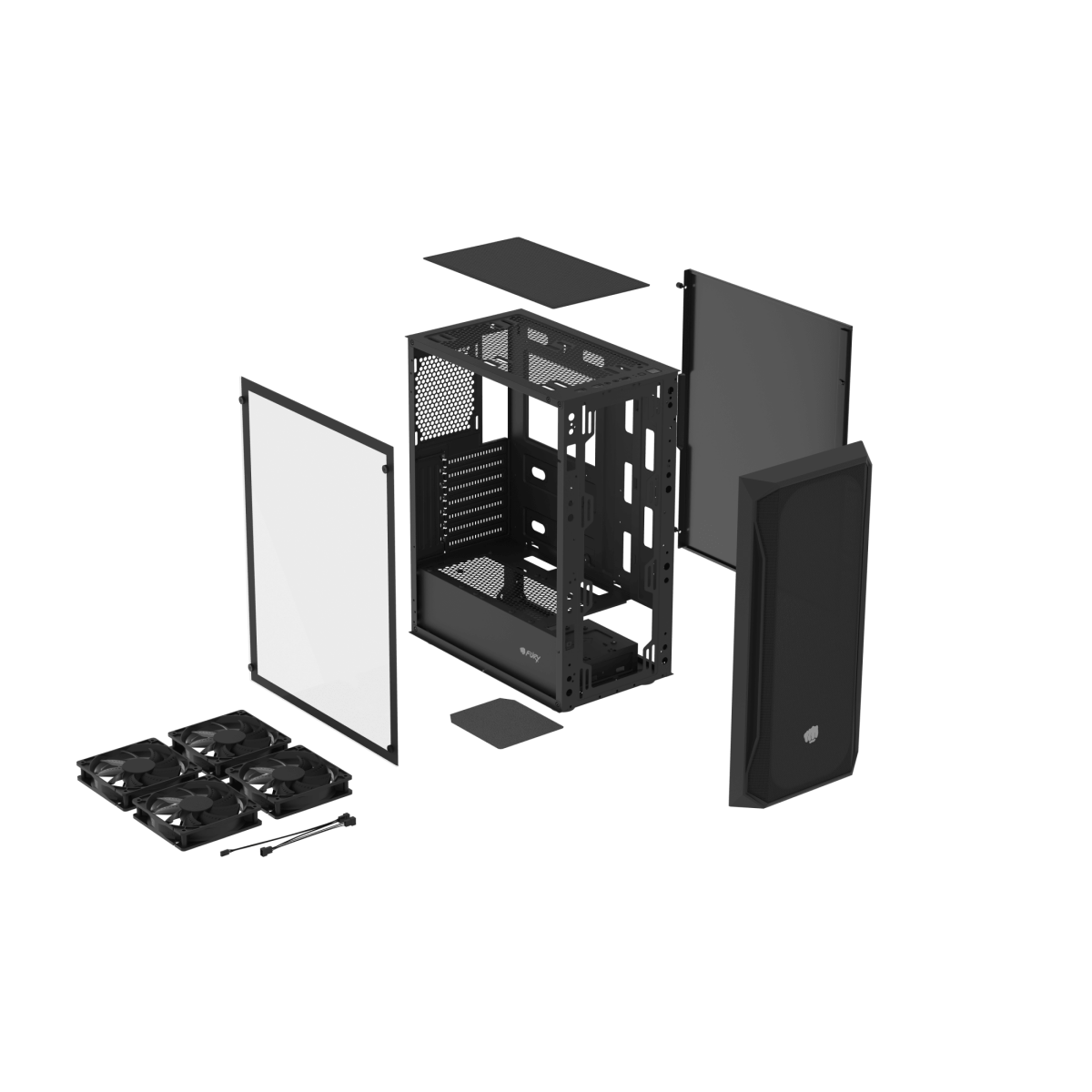 Korpuss FURY SHOBO SH4F (NFO-2154) - foto 8