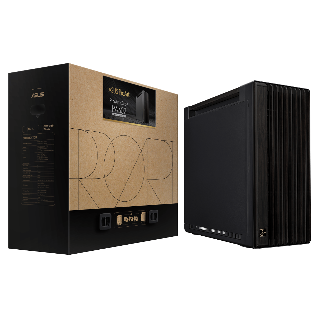 Datoru korpuss ASUS ProArt PA602 Wood Edition (90DC00J0-B09020) - foto 6