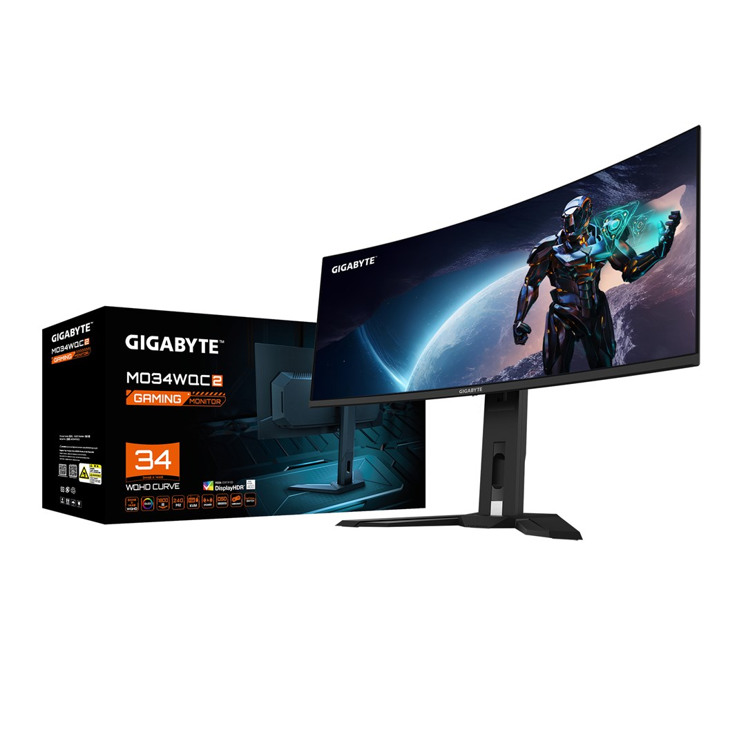 Monitors Gigabyte MO34WQC2 34" Black - foto 7
