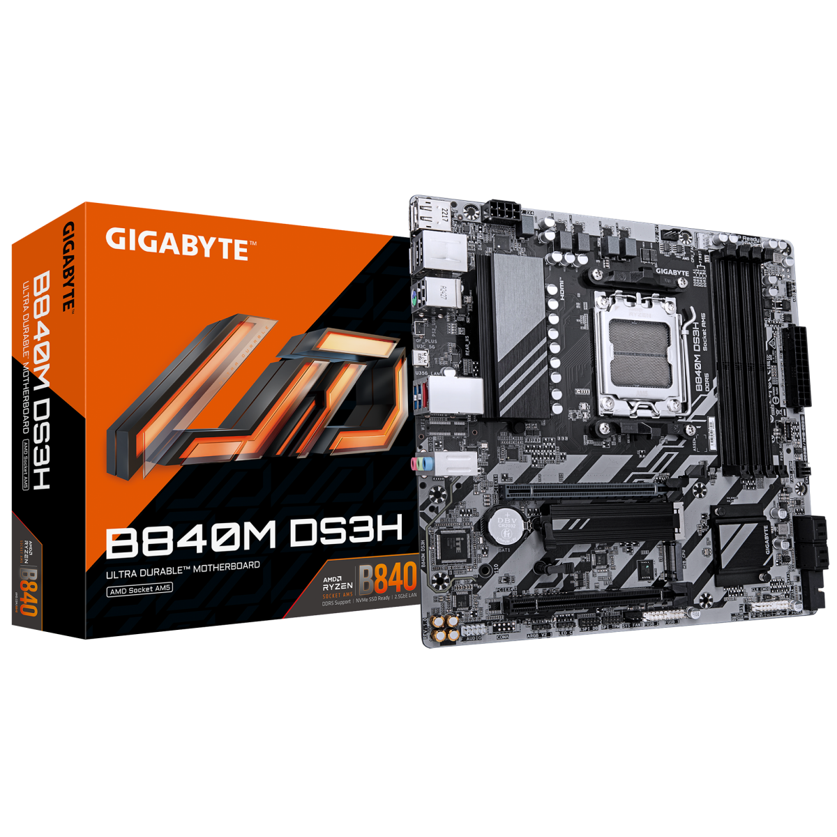 Pamatplate Gigabyte B840M DS3H Black