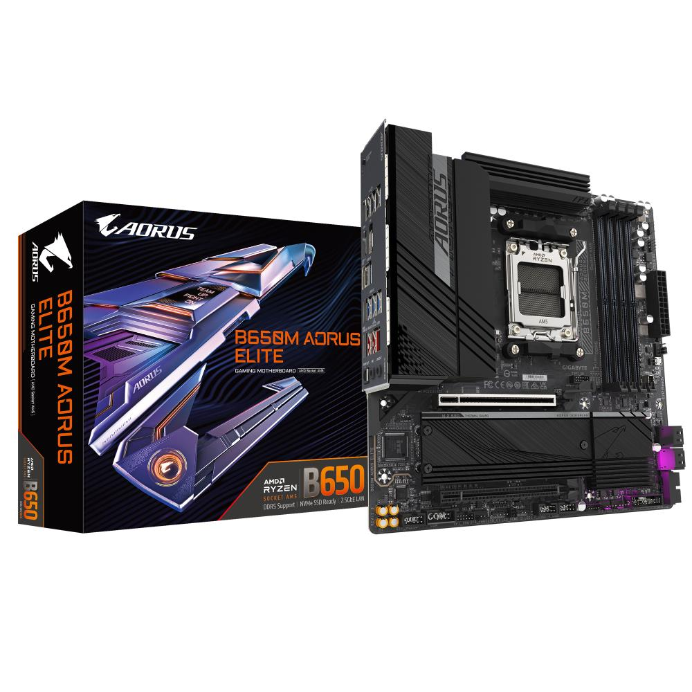 Pamatplate Gigabyte B650M AORUS ELITE - B650M AORUS ELITE 1.3 - foto 2