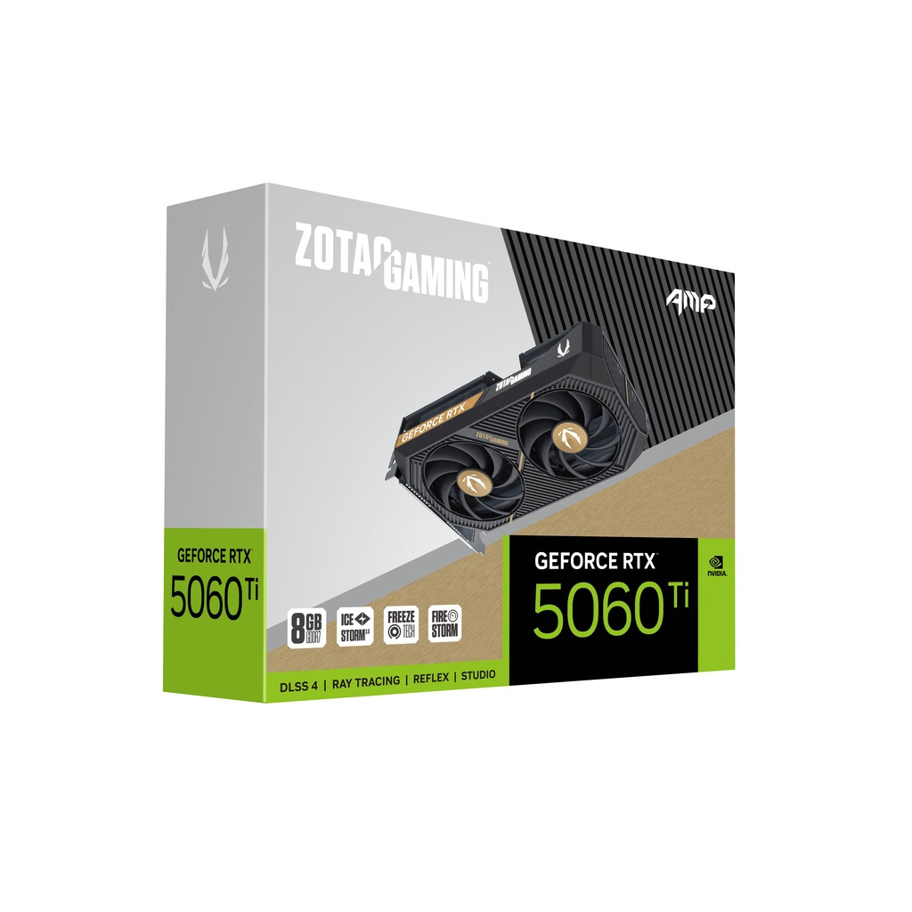 Videokarte ZOTAC GAMING GeForce RTX 5060 Ti 8GB AMP (ZT-B50610F-10M) - foto 4