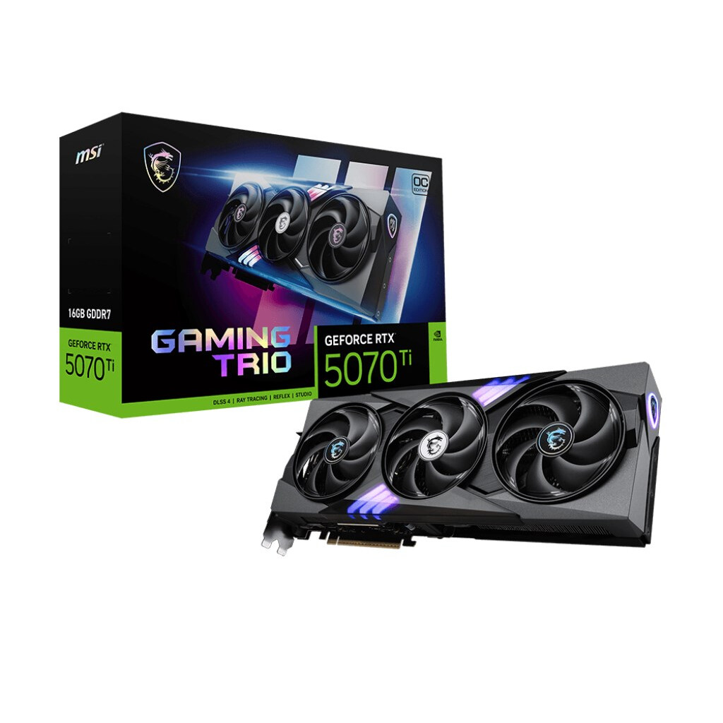 Videokarte MSI GAMING GeForce RTX 5070 Ti 16G TRIO OC NVIDIA 16 GB GDDR7 (V531-240R) - foto 4