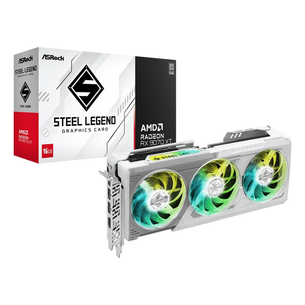 Videokarte ASRock Steel Legend Radeon RX 9070 XT 16 GB GDDR6 (RX9070XT SL 16G) - foto 3