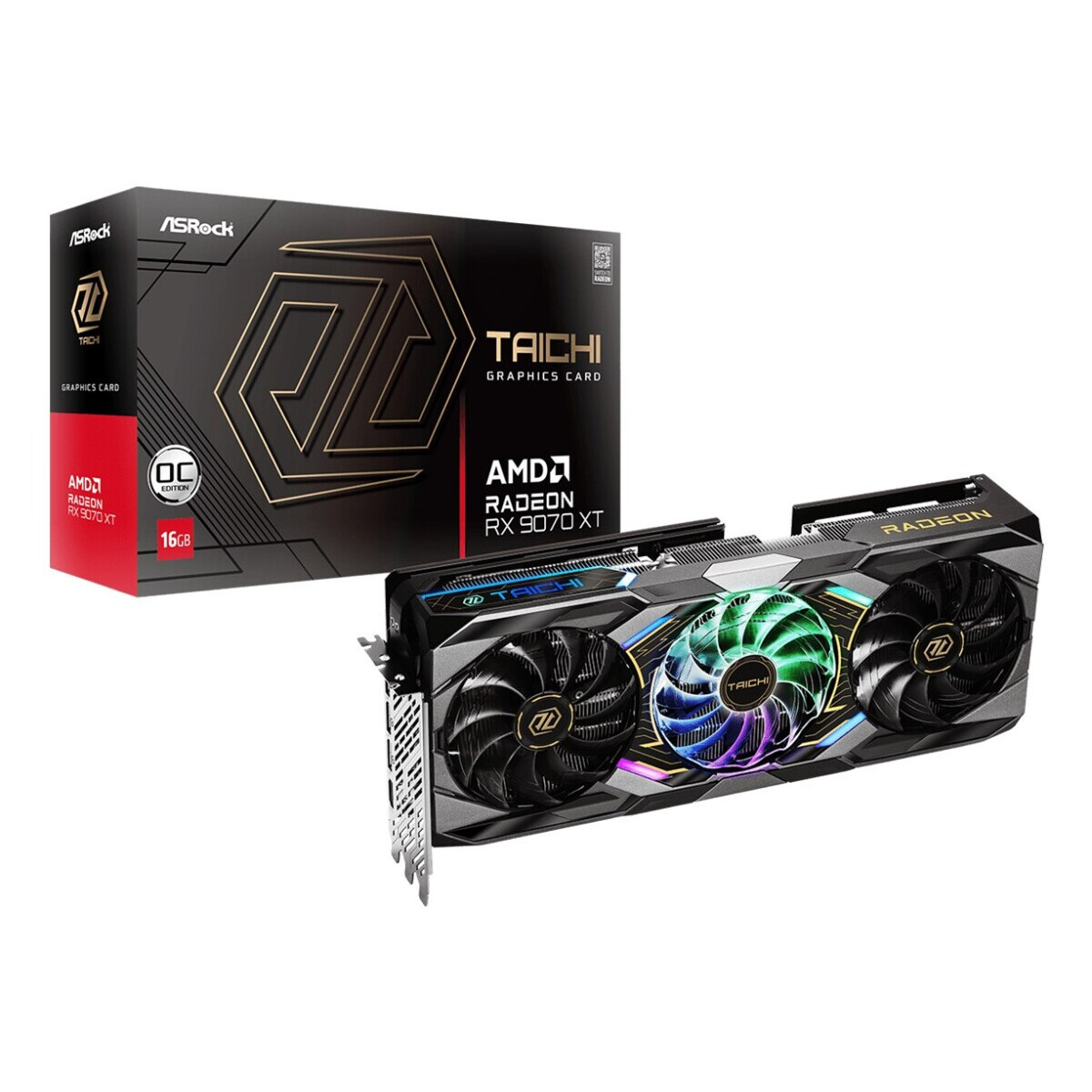 Videokarte AMD Radeon RX 9070 XT Taichi 16GB OC - RX9070XT TC 16GO - foto 3