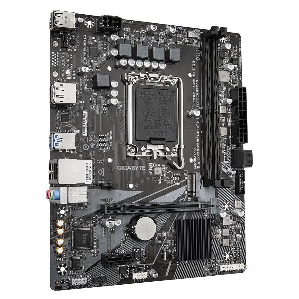 Pamatplate Gigabyte H610M K V2 LGA1700 Black - foto 3