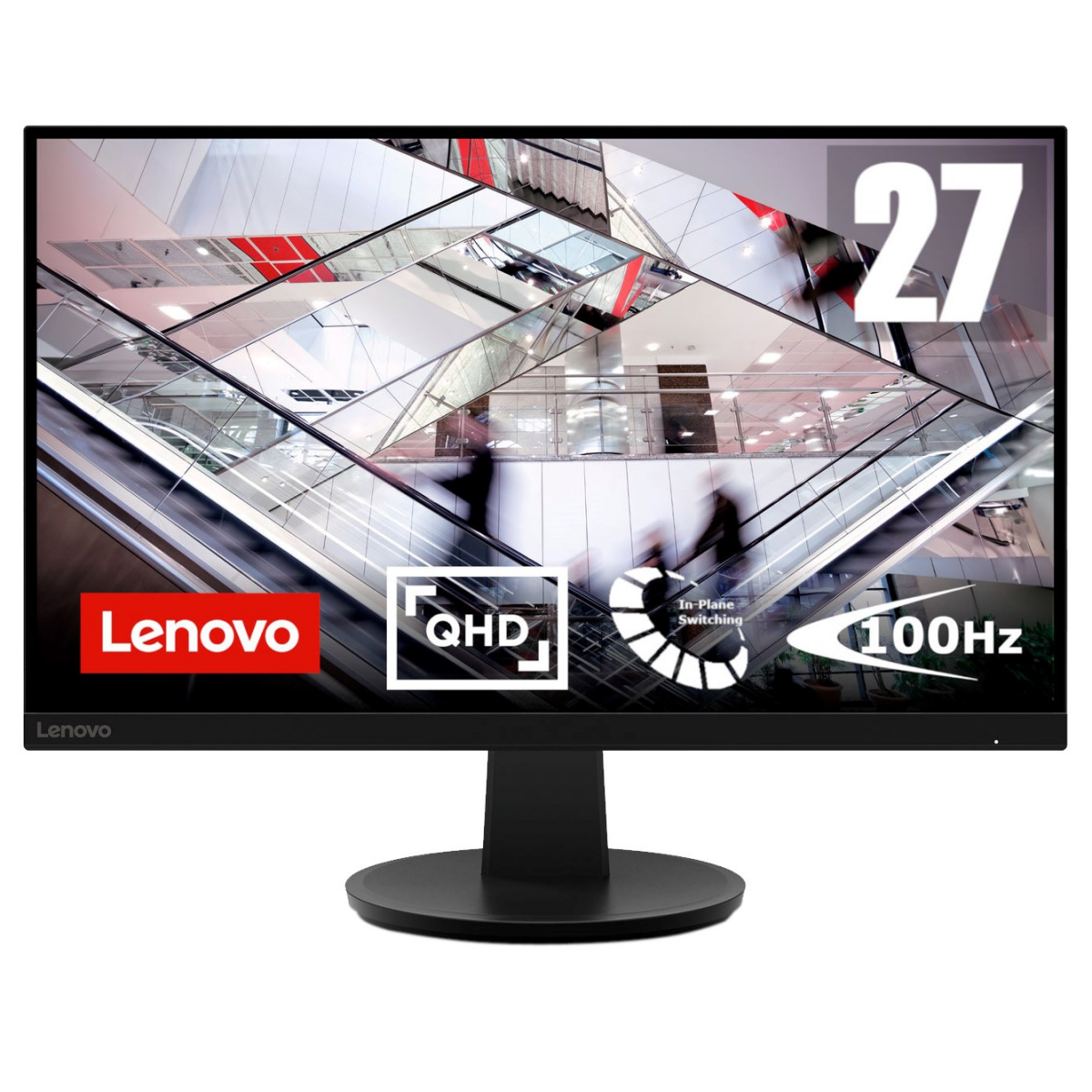 Monitors Lenovo N27q 27" Black (67C2GAC1EU)