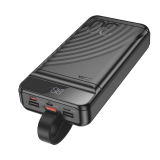 Ārējais akumulators HOCO J123B 30 000 mAh Black (J123B black)