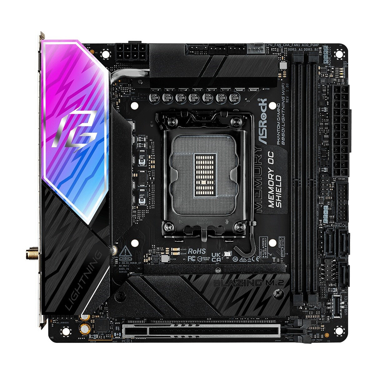 Pamatplate ASRock B860I Lightning WiFi