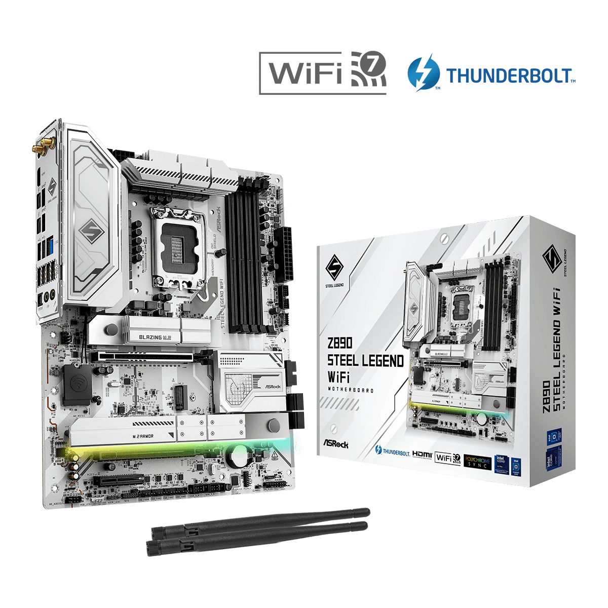 Motherboard ASRock Z890 Steel Legend WiFi - photo 3