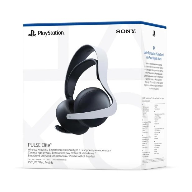Austiņas Sony  PlayStation 5 Pulse Elite Black, White (711719572985) - foto 3