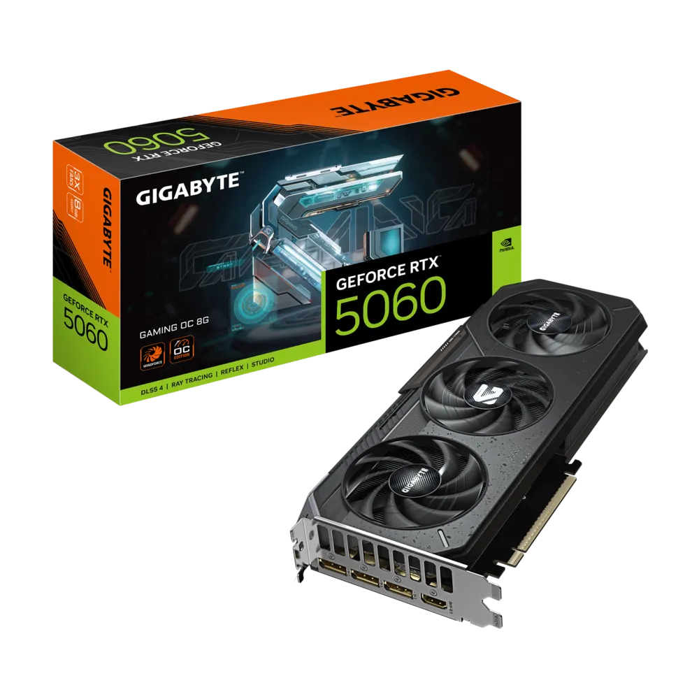 Videokarte GIGABYTE GeForce RTX 5060 GAMING OC 8GB GDDR7 - GV-N5060GAMING OC-8GD - foto 5