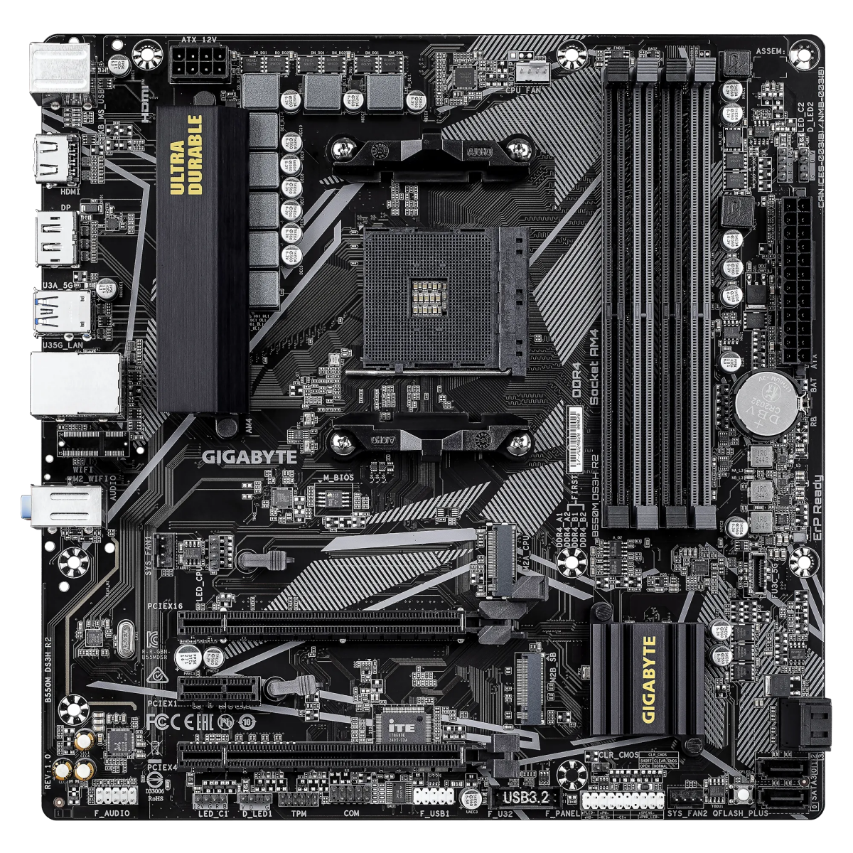 Pamatplate GIGABYTE B550M DS3H R2