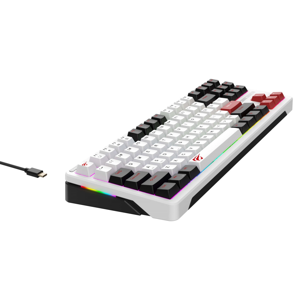 Tastatūra Havit KB902L White - foto 4
