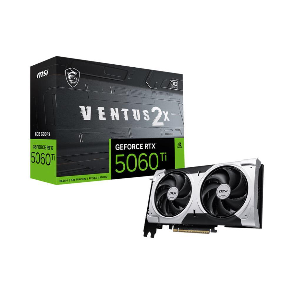 Videokarte MSI RTX 5060 TI 8GB VENTUS 2X OC PLUS - RTX 5060 TI 8G VENTUS 2X OC PLUS - foto 4